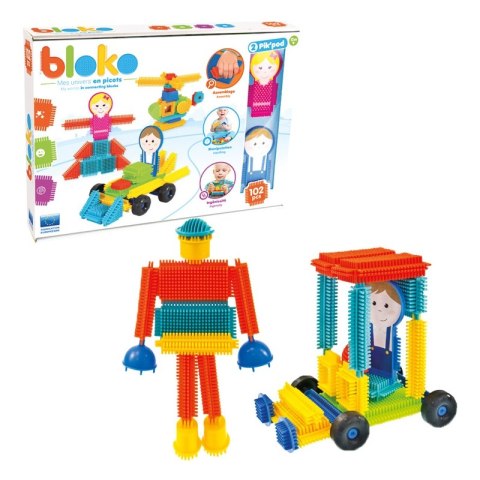 Mochtoys Klocki Jeżyki Pin Bricks 102 el w Kartoniku Bloko