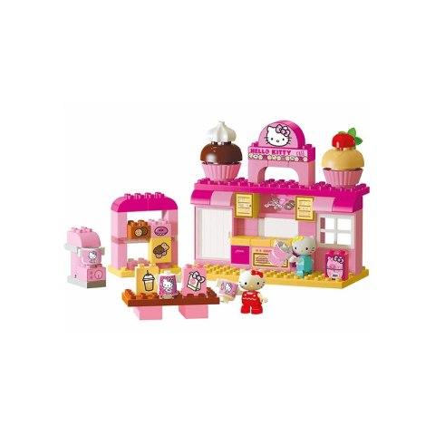 Klocki Big Bloxx Hello Kitty Cukiernia + 2 figurki 82 elem.