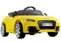 Auto na Akumulator Audi TT RS Quattro Żółte