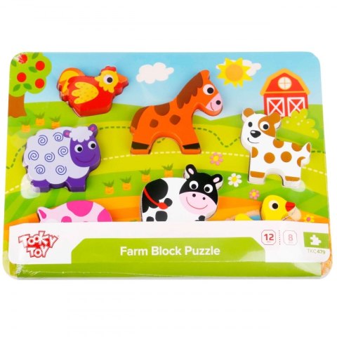 TOOKY TOY Grube Puzzle Farma