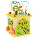 TOOKY TOY Ogromna Kostka Edukacyjna Las Pętla Motoryczna Wbijanka Sorter