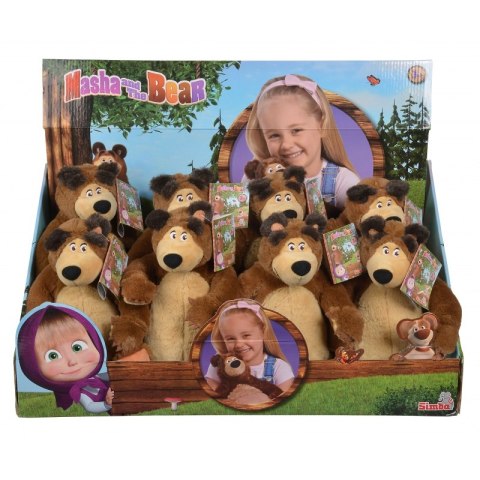 SIMBA Masza i Niedźwiedź MIŚ PLUSZOWY Siedzący 25 cm SIMBA Masza i Niedźwiedź MIŚ PLUSZOWY Siedzący 25 cm