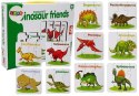 Puzzle Edukacyjne Dinozaury Angielski 10 Połączeń