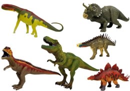 Zestaw Dinozaurów Duże Figurki Modele 6 sztuk Stegozaur