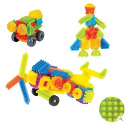 Mochtoys Klocki Jeżyki Pin Bricks + 2 Figurki 154 el.