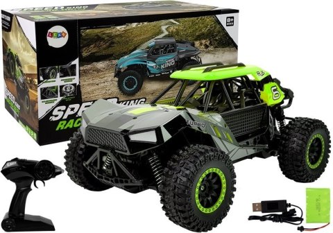 Auto Terenowe Off-road Zdalnie Sterowane 1:14 Zielono- Szary 2,4 Ghz