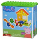 Big Klocki Domek Ogrodowy Świnka Peppa dla Dzieci 19 el. + Figurka