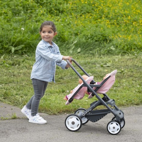 SMOBY Wózek dla Lalek Maxi Cosi Quinny Spacerówka dla bliźniąt SMOBY Wózek dla Lalek Maxi Cosi Quinny Spacerówka dla bliźniąt