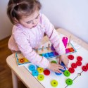 WOOPIE GREEN Układanka Nauka Liczenia i Kolorów Montessori