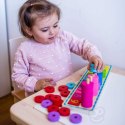 WOOPIE GREEN Układanka Nauka Liczenia i Kolorów Montessori