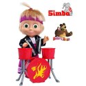 Simba Lalka Masza Rockowa Z Instrumentami Keyboard Perkusja Gitara