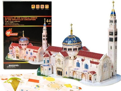 Puzzle 3D Bazylika w WASZYNGTONIE 44-elem ZA1531