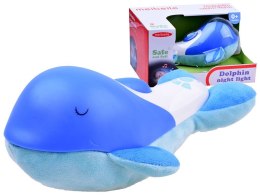 Lampka nocna pluszowy delfin pozytywka ZA2553