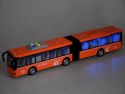 Długi AUTOBUS przegubowy 44cm światło ZA3833