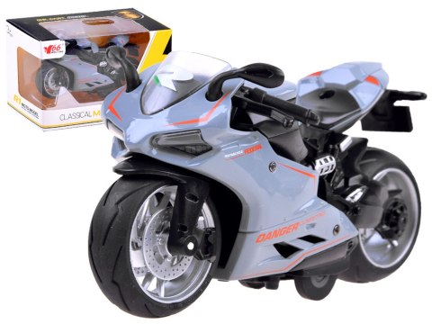 Diecast model Motocykl z naciągiem zabawka ZA3933