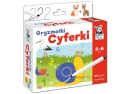 Karty do rysowania Gryzmołki Cyferki 3-6l KS0435