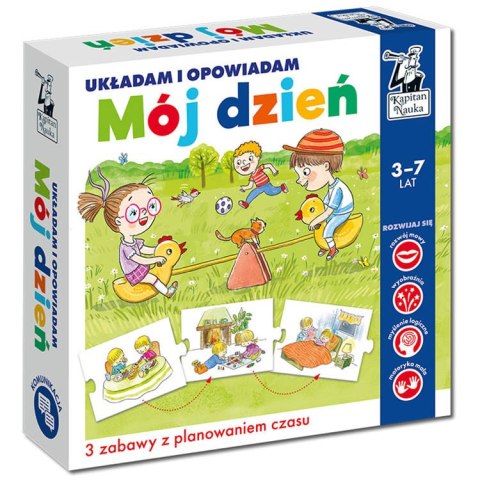 Puzzle Układam i opowiadam Mój dzień 3-7lat GR0541