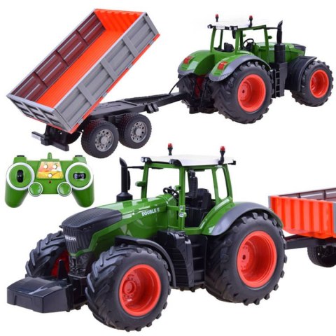 Duży Traktor z przyczepą na pilota 2,4GHz RC0456