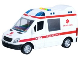 Auto KARETKA ambulans dźwięk światło syrena ZA3398