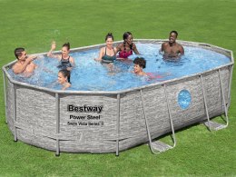 Bestway Basen stelaż 488x305x107 11w1 kamień 56946