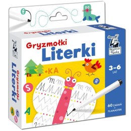 Karty do rysowania Gryzmołki Literki 3-6l KS0436