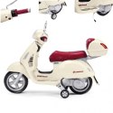 PEG PEREGO Motor VESPA 12V otwierany kufer gumowe opony