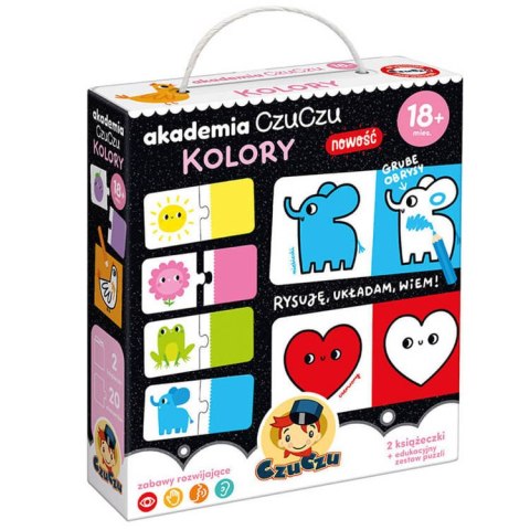 CzuCzu Akademia Kolory książeczki+puzzle ZA4152