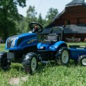 FALK Traktor na Pedały New Holland Duży z Przyczepką + Otwierana Maska od 2 lat