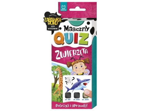 Magiczny quiz. Zwierzęta Potrzyj i sprawdź KS0250