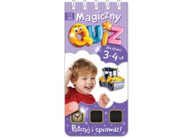 Magiczny quiz dla dzieci 3-4 lata. Fioletowy