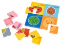 Edukacyjne puzzle ANGIELSKI owoce warzywa GR0277