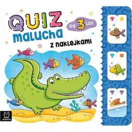 Quiz malucha z naklejkami od 3 lat