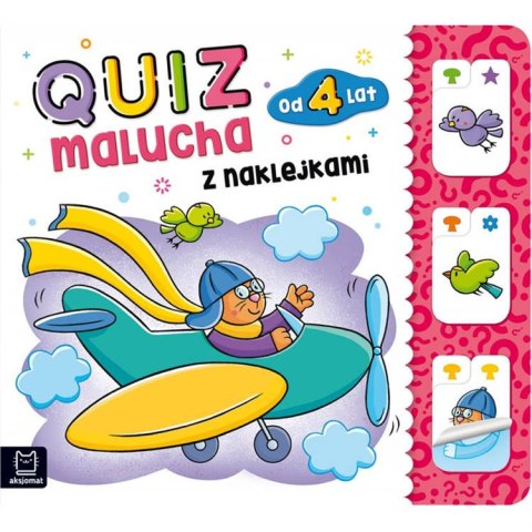 Quiz malucha z naklejkami od 4 lat