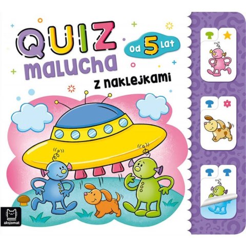 Quiz malucha z naklejkami od 5 lat