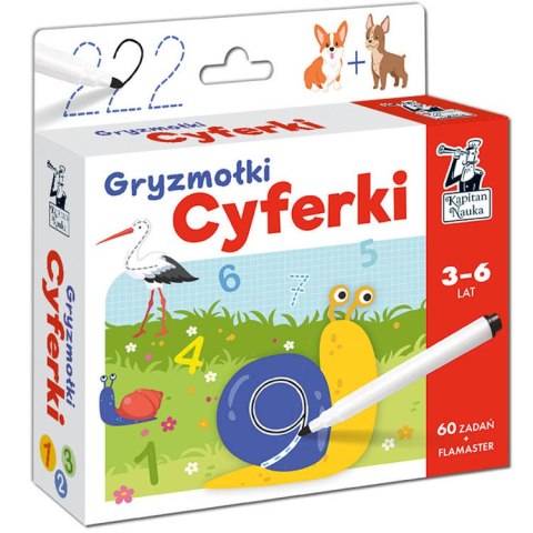 Karty do rysowania Gryzmołki Cyferki 3-6l KS0668