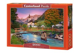 Puzzle 2000 el. Sunset in Ramsau