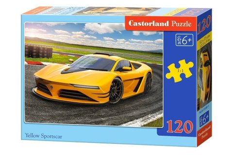 Puzzle 120 el. Yellow Sportscar