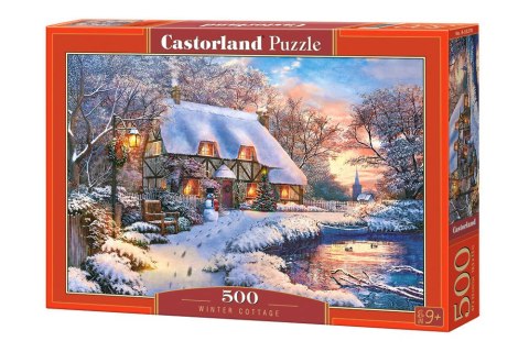 Puzzle 500 el. Winter Cottage