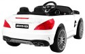 Mercedes AMG SL65 dla dzieci Biały + Pilot + Bagażnik + Regulacja siedzenia + MP3 LED + Wolny Start