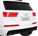 Audi Q7 Lift na akumulator dla dzieci Biały + Pilot + Wolny Start + EVA + Ekoskóra + MP3 LED