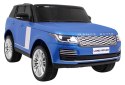 Range Rover HSE Lakierowane Autko dla 2 dzieci Niebieski + Pilot + Panel audio + LED