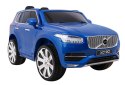 Volvo XC90 na akumulator dla dzieci Lakier Niebieski + Pilot + Bagażnik + EVA + Wolny Start + Radio MP3 + LED