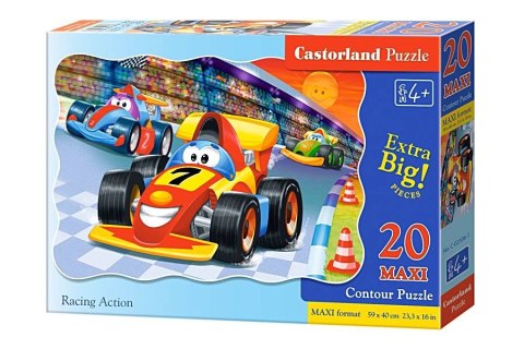 Puzzle 20 el. MAXI Racing Action