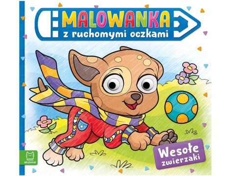 Malowanka ruchome oczy Wesołe zwierzaki KS0357