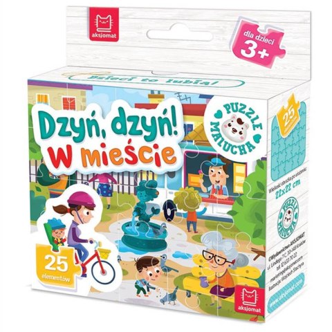 Puzzle malucha. Dzyń, dzyń! W mieście ZA3739