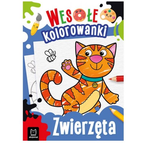 Zwierzęta Wesołe kolorowanki 4+ KS0409