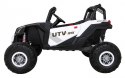 Buggy UTV-MX na akumulator dla dzieci Biały + Napęd 4x4 + Pilot + Audio LED + Schowek + EVA + Wolny Start