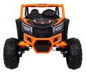 Buggy UTV-MX na akumulator dla dzieci Pomarańczowy + Napęd 4x4 + Pilot + Audio LED + Schowek + EVA + Wolny Start