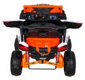 Buggy UTV-MX na akumulator dla dzieci Pomarańczowy + Napęd 4x4 + Pilot + Audio LED + Schowek + EVA + Wolny Start