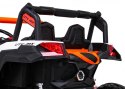 Buggy UTV-MX na akumulator dla dzieci Pomarańczowy + Napęd 4x4 + Pilot + Audio LED + Schowek + EVA + Wolny Start